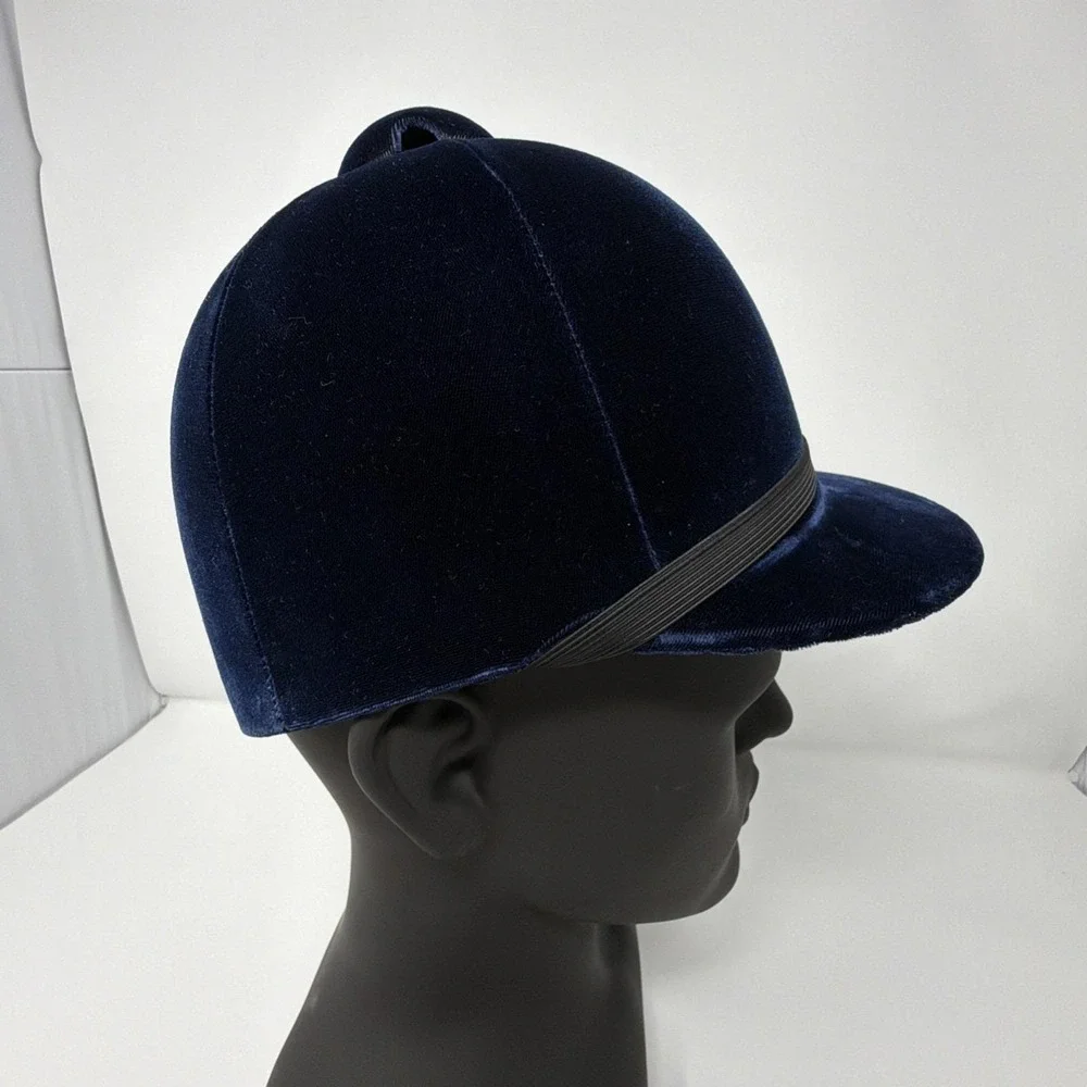 Vintage Velvet‎ Equestrian Riding Cap Size 7 Kerridge West Chester PA Blue
